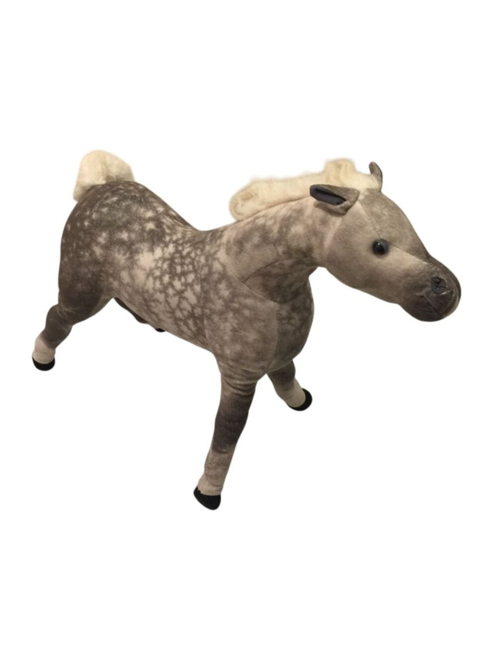 BREYER Animal Creations 2004 13" Plush Gray Horse Poseable Legs